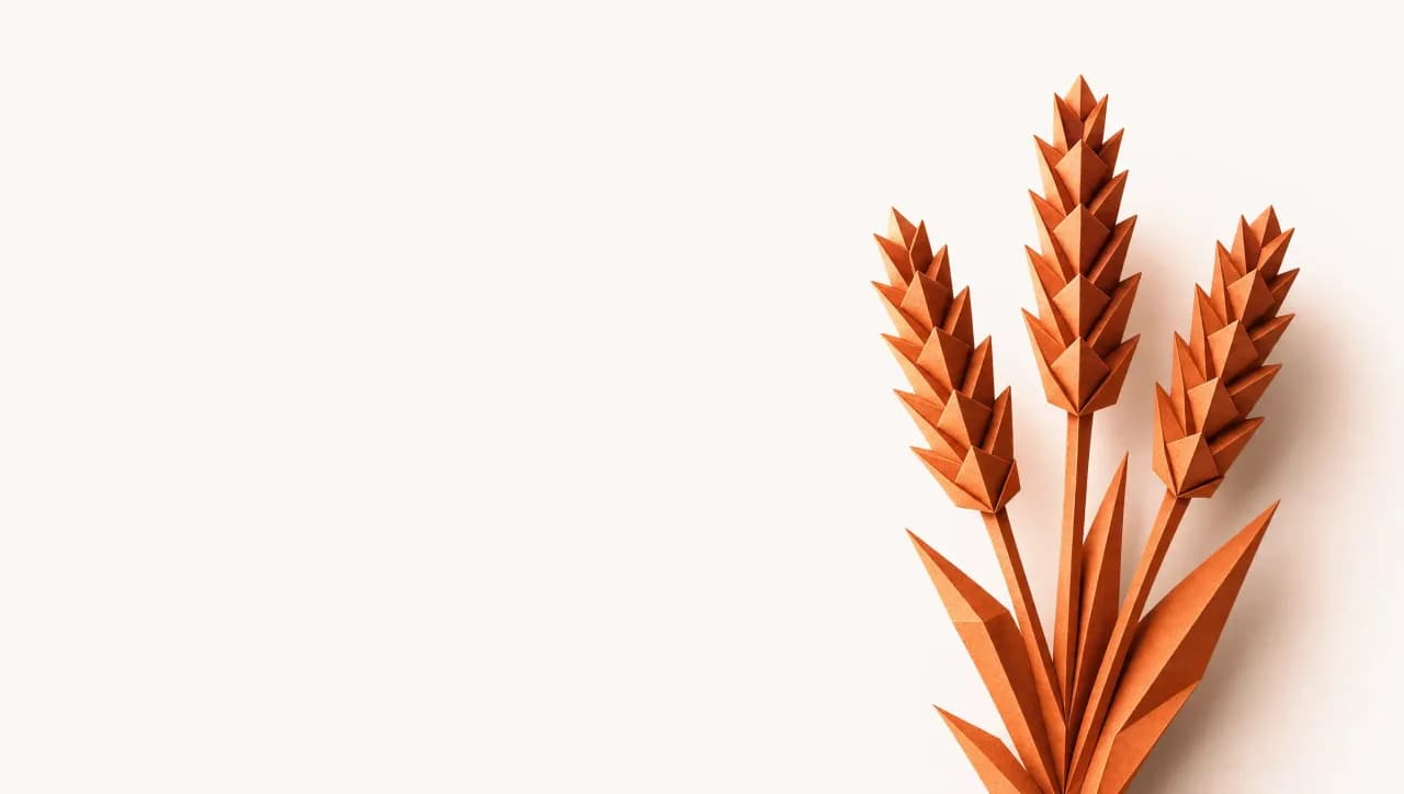 Linalool — stilisierte Illustration typischer Quellen (Lavendel, Minze, Lorbeer)